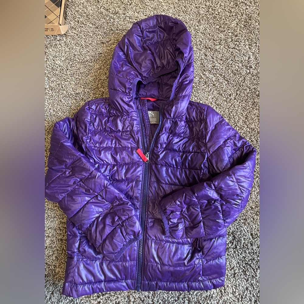Primary Lightweight Hooded Puffer Jacket